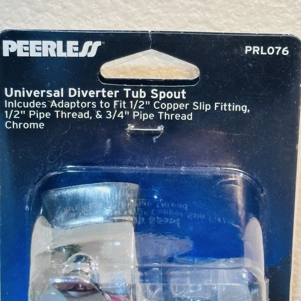 Peerless Universal Diverter Tub Spout Fit 1/2